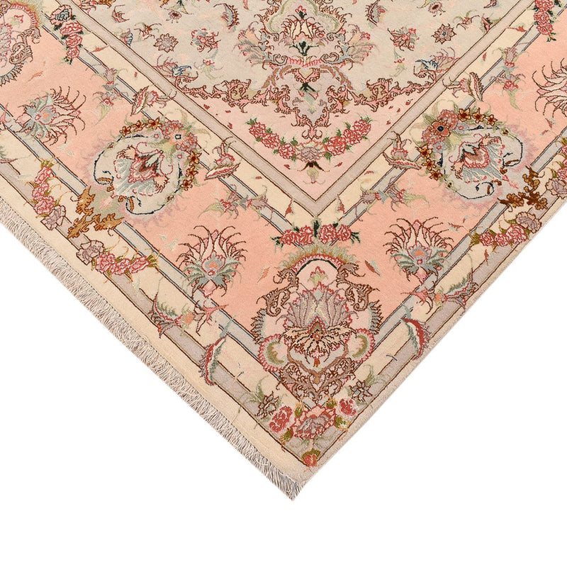 Tapis persan - Tabriz - Royal - 312 x 202 cm - beige foncé