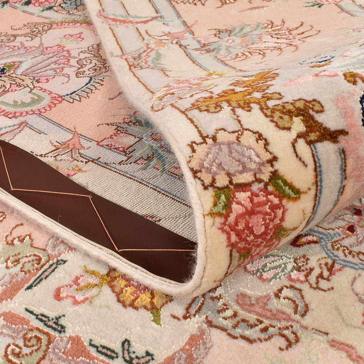 Tapis persan - Tabriz - Royal - 312 x 202 cm - beige foncé