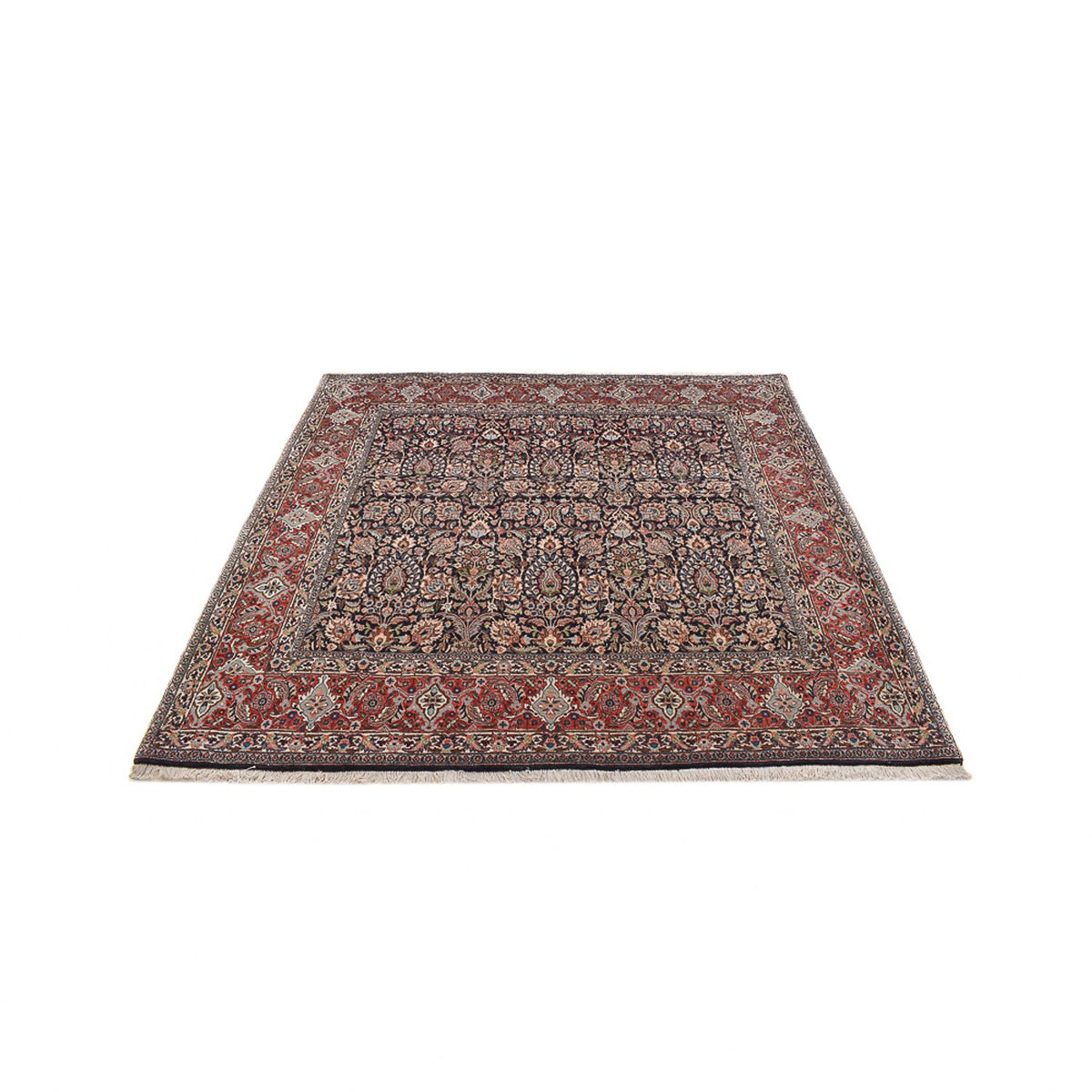Tapis persan - Bidjar carré  - 206 x 200 cm - rouille
