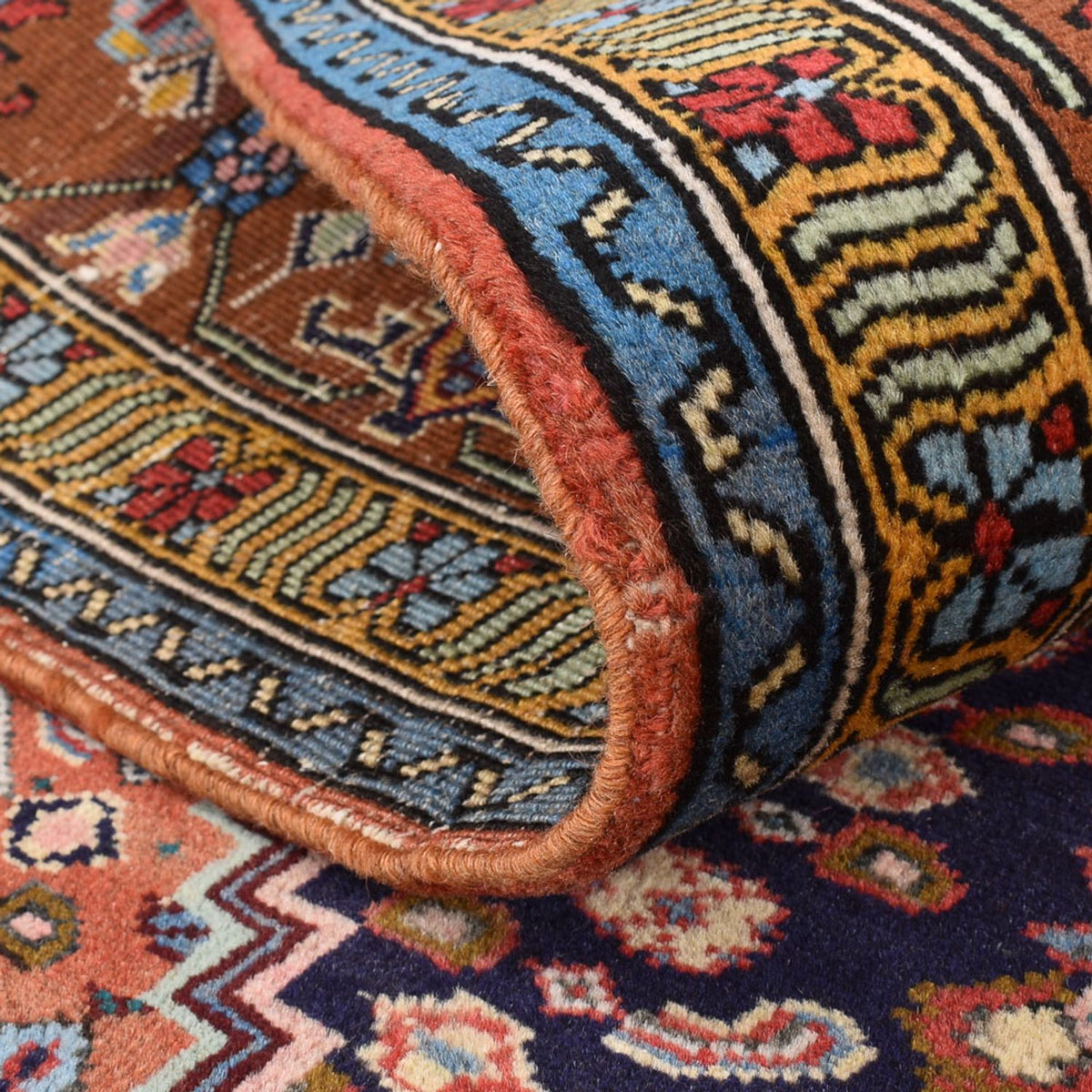 Tapis persan - Nomadic - 280 x 199 cm - rouge clair