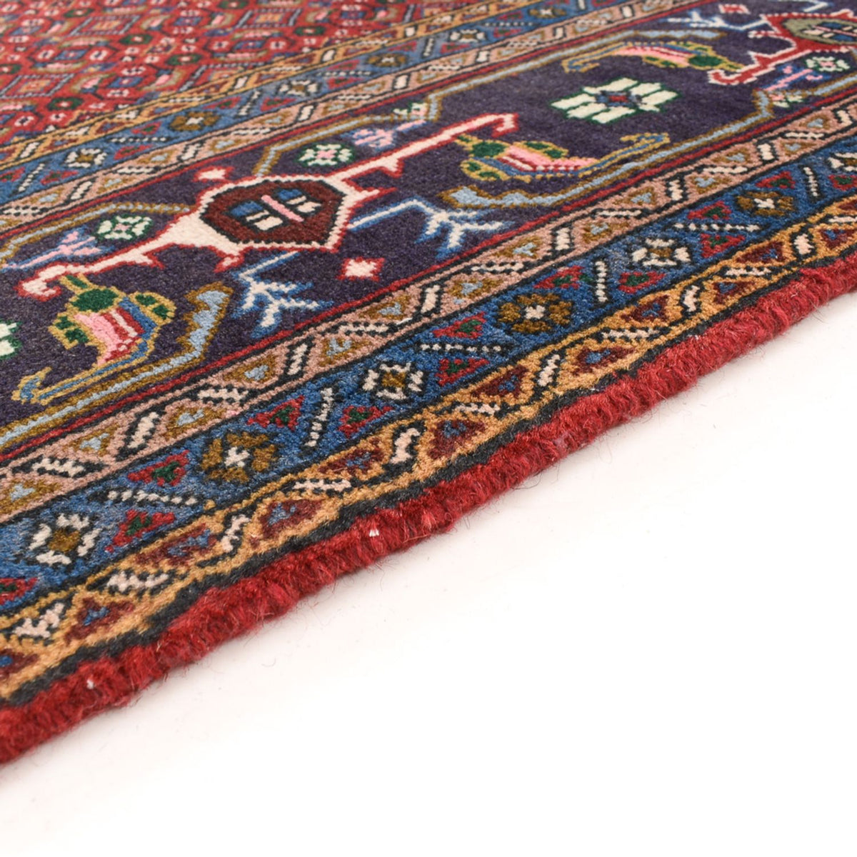 Tapis persan - Nomadic - 287 x 192 cm - rouge bordeaux