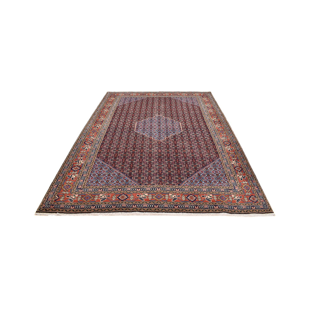 Tapis persan - Nomadic - 293 x 221 cm - beige foncé