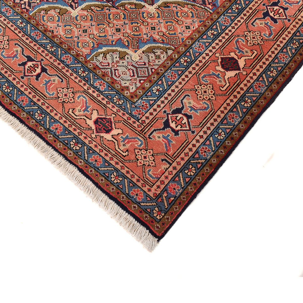 Tapis persan - Nomadic - 282 x 193 cm - rouge clair