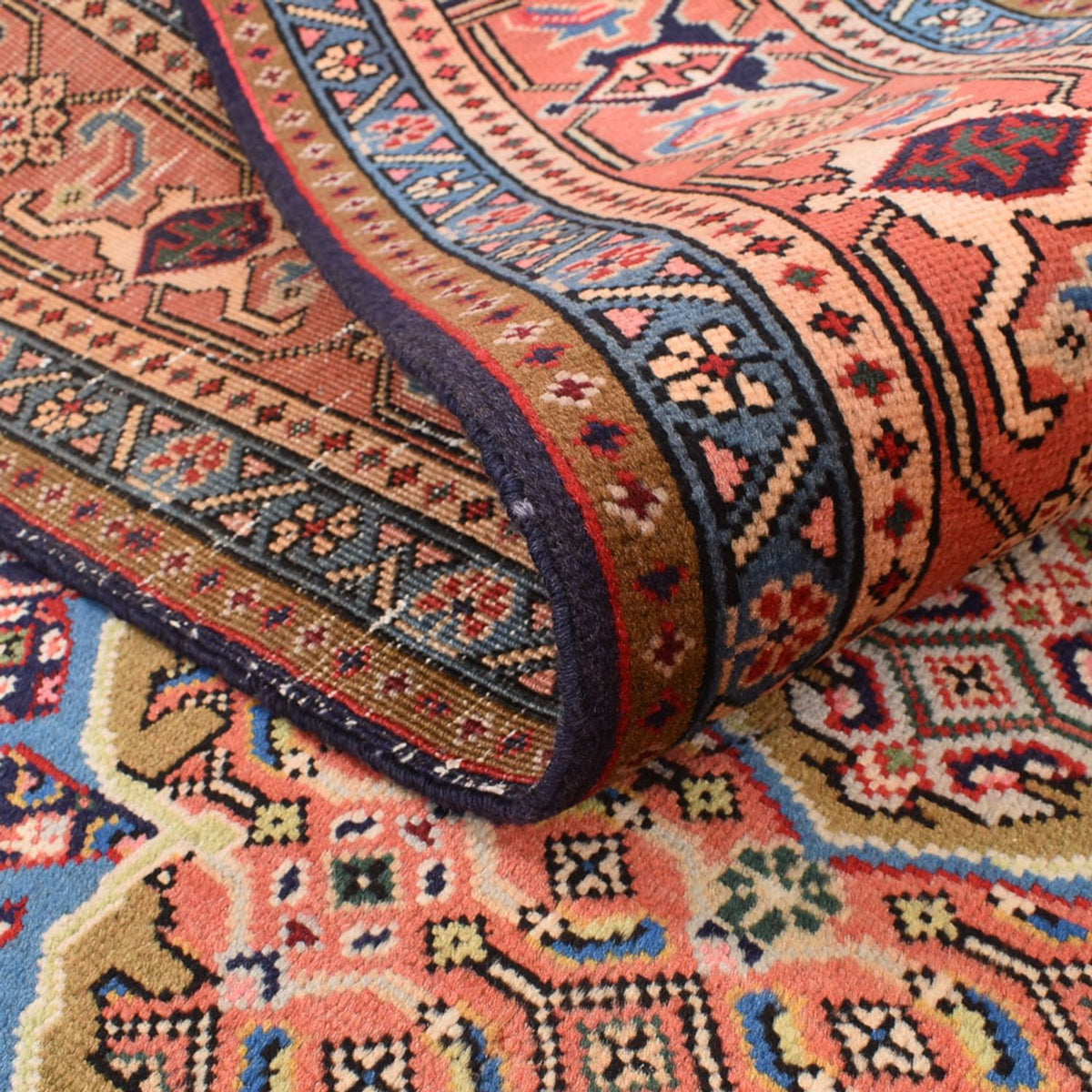 Tapis persan - Nomadic - 282 x 193 cm - rouge clair