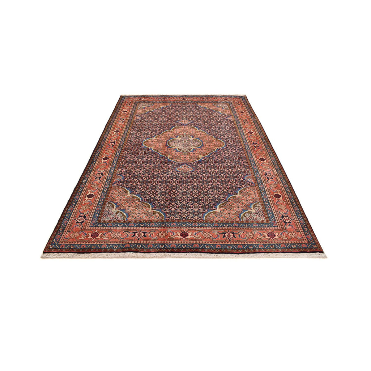 Tapis persan - Nomadic - 282 x 193 cm - rouge clair