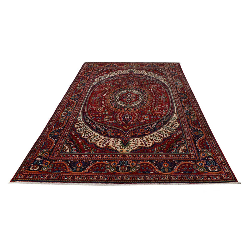 Tapis persan - Nomadic - 300 x 204 cm - rouge foncé