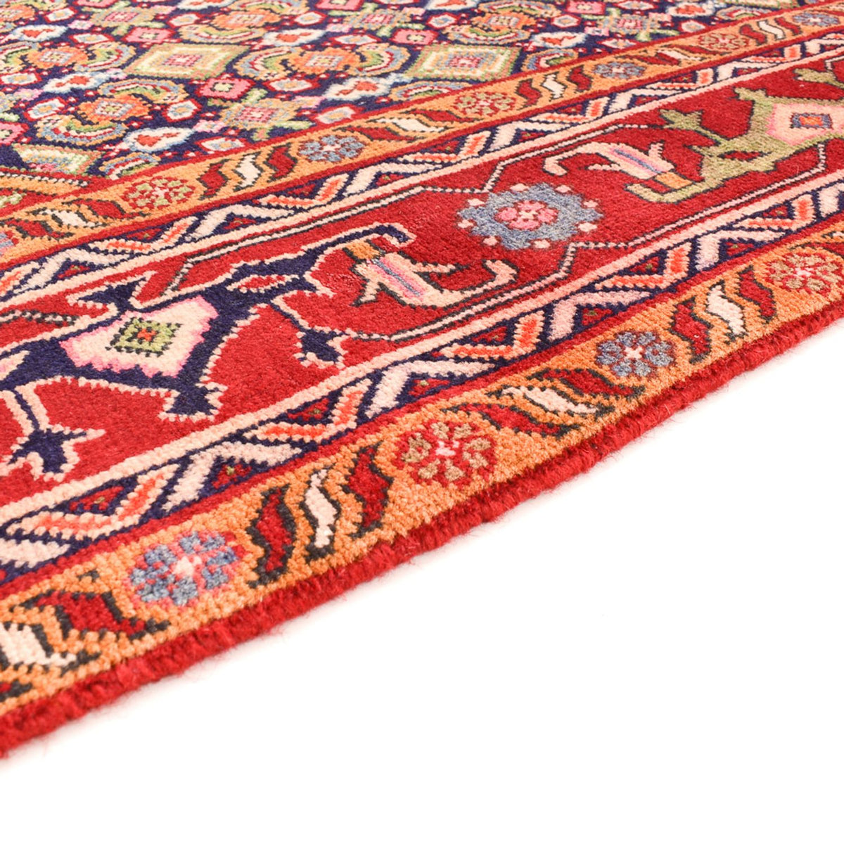 Tapis persan - Nomadic - 290 x 197 cm - terracotta