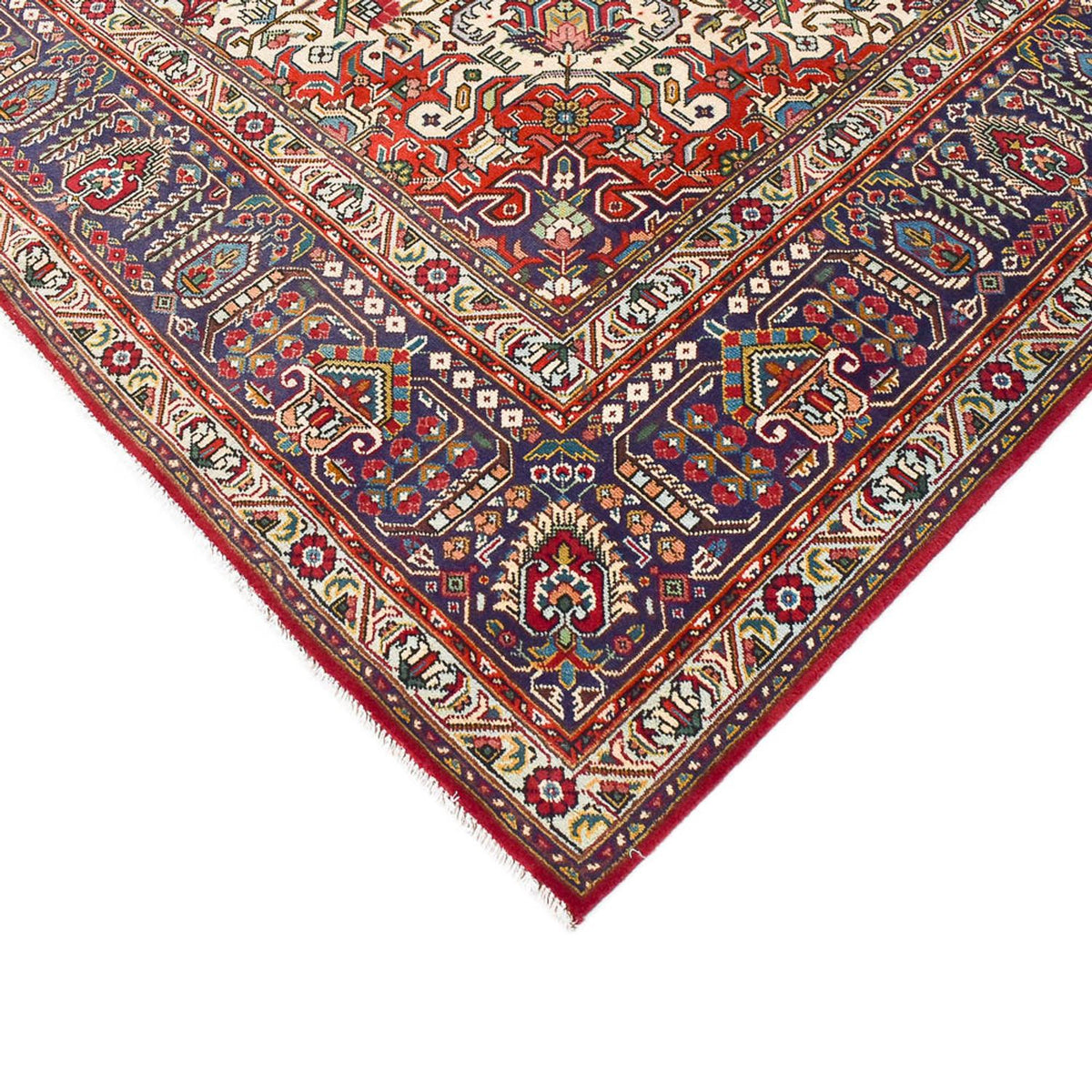 Tapis persan - Tabriz - Royal - 394 x 300 cm - rouge