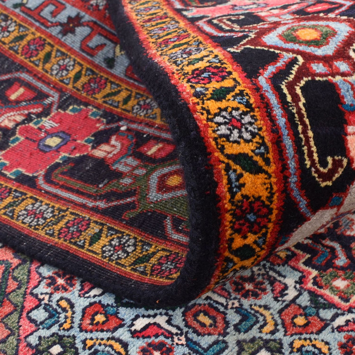 Tapis persan - Nomadic - 305 x 202 cm - rouge clair