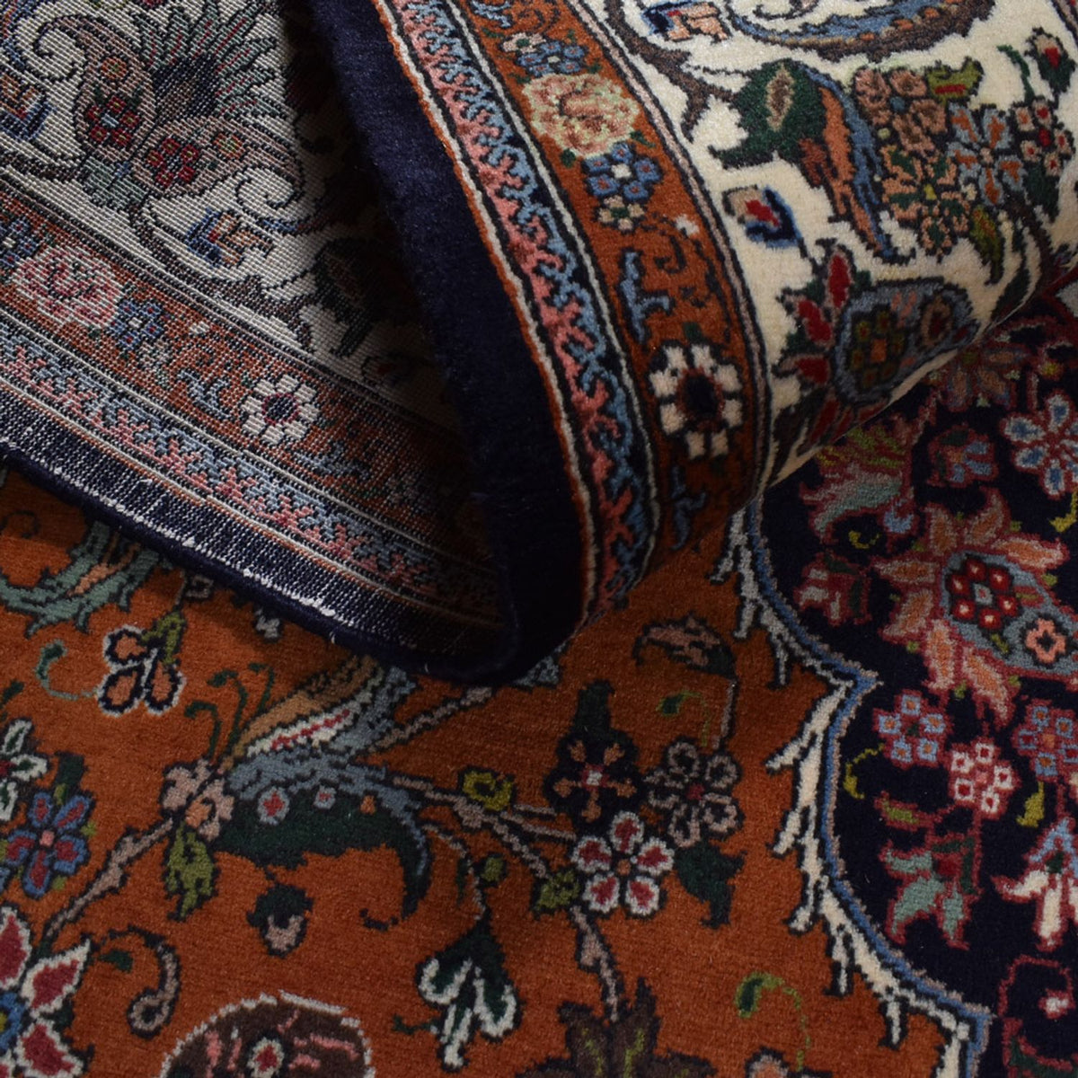 Tapis persan - Nomadic - 303 x 206 cm - rouge foncé