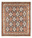 Tapis persan - Nomadic carré  - 214 x 183 cm - multicolore