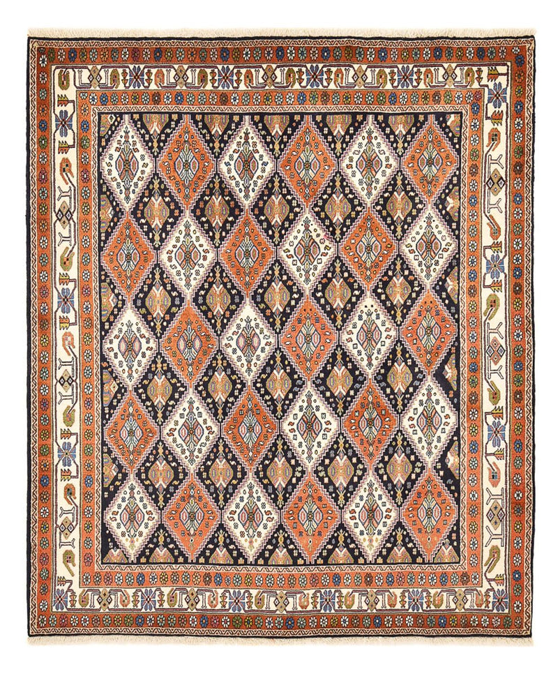 Tapis persan - Nomadic carré  - 214 x 183 cm - multicolore