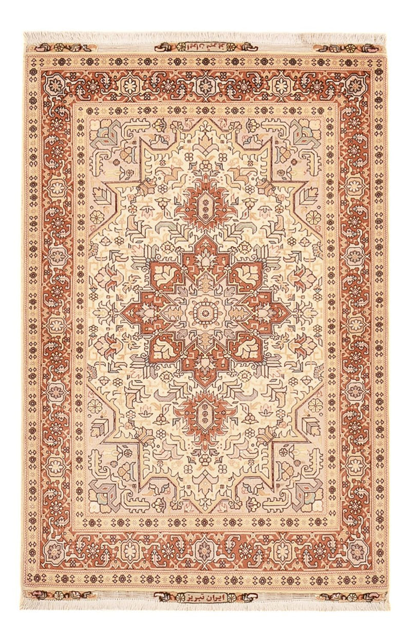 Tapis persan - Tabriz - Royal - 153 x 100 cm - beige clair