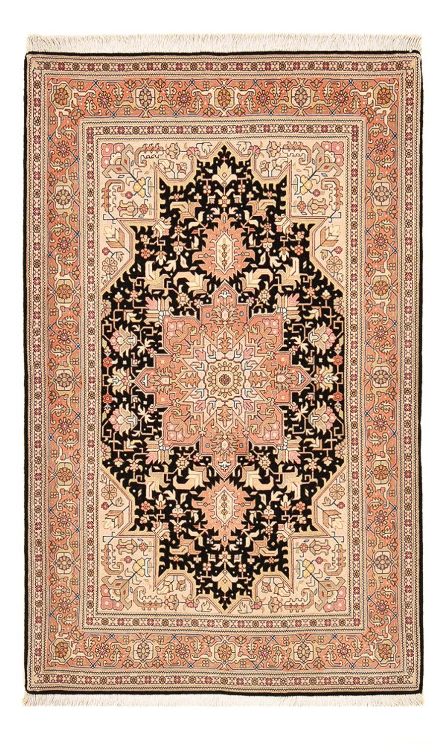 Tapis persan - Tabriz - Royal - 166 x 100 cm - bleu foncé