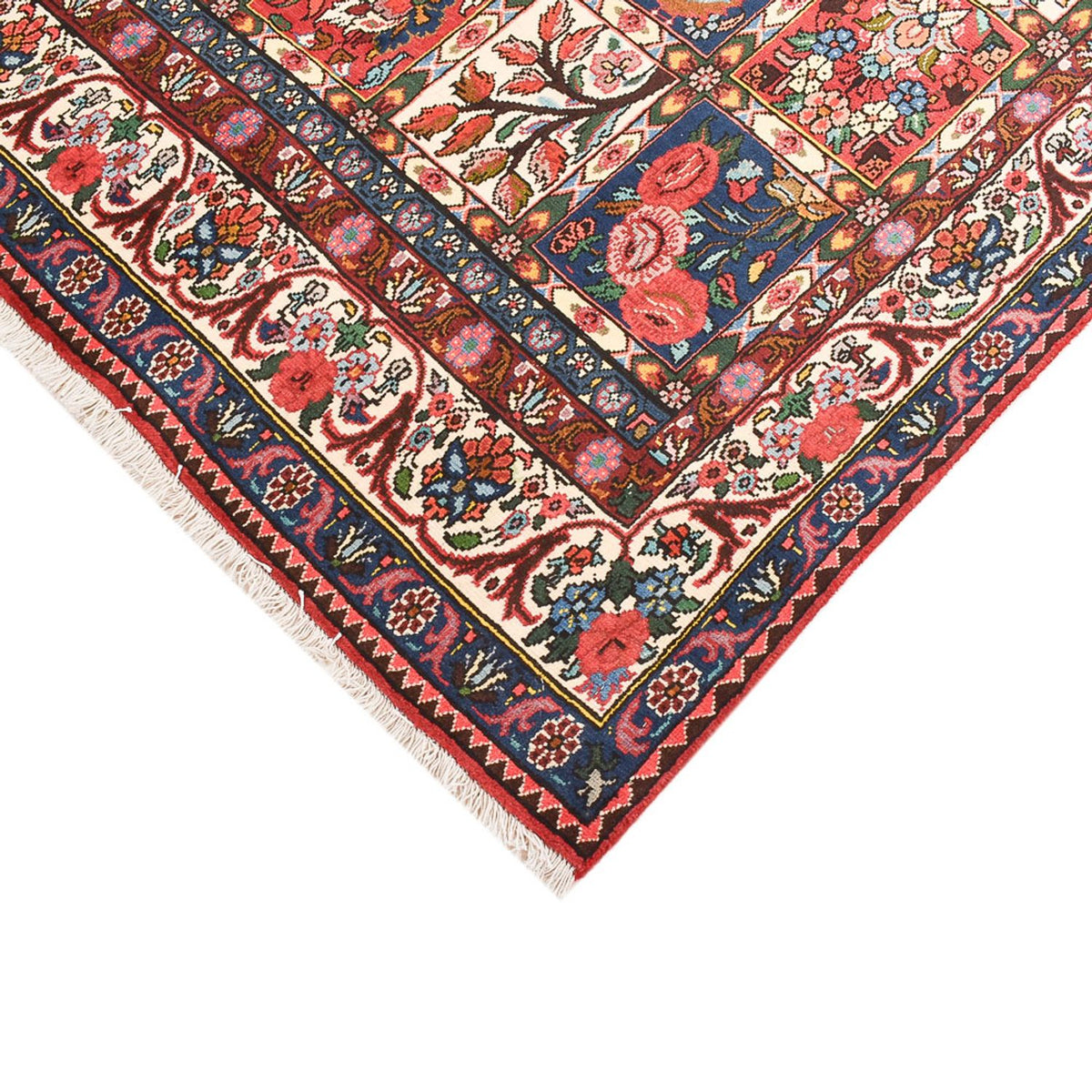 Tapis persan - Nomadic - 199 x 130 cm - multicolore