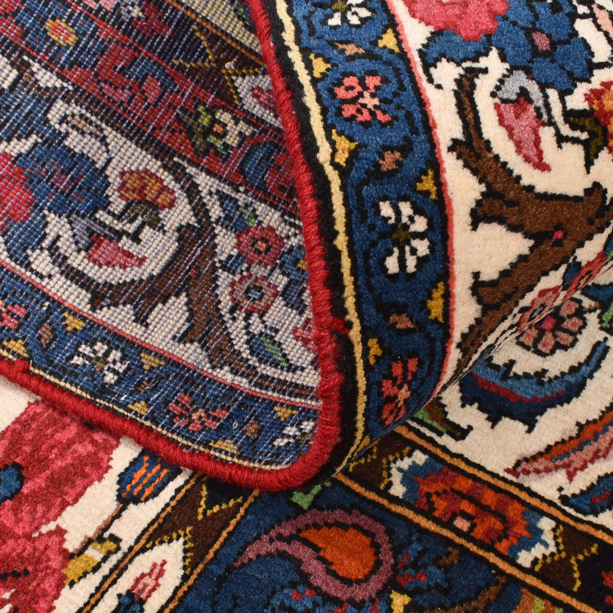 Tapis persan - Nomadic - 199 x 135 cm - multicolore