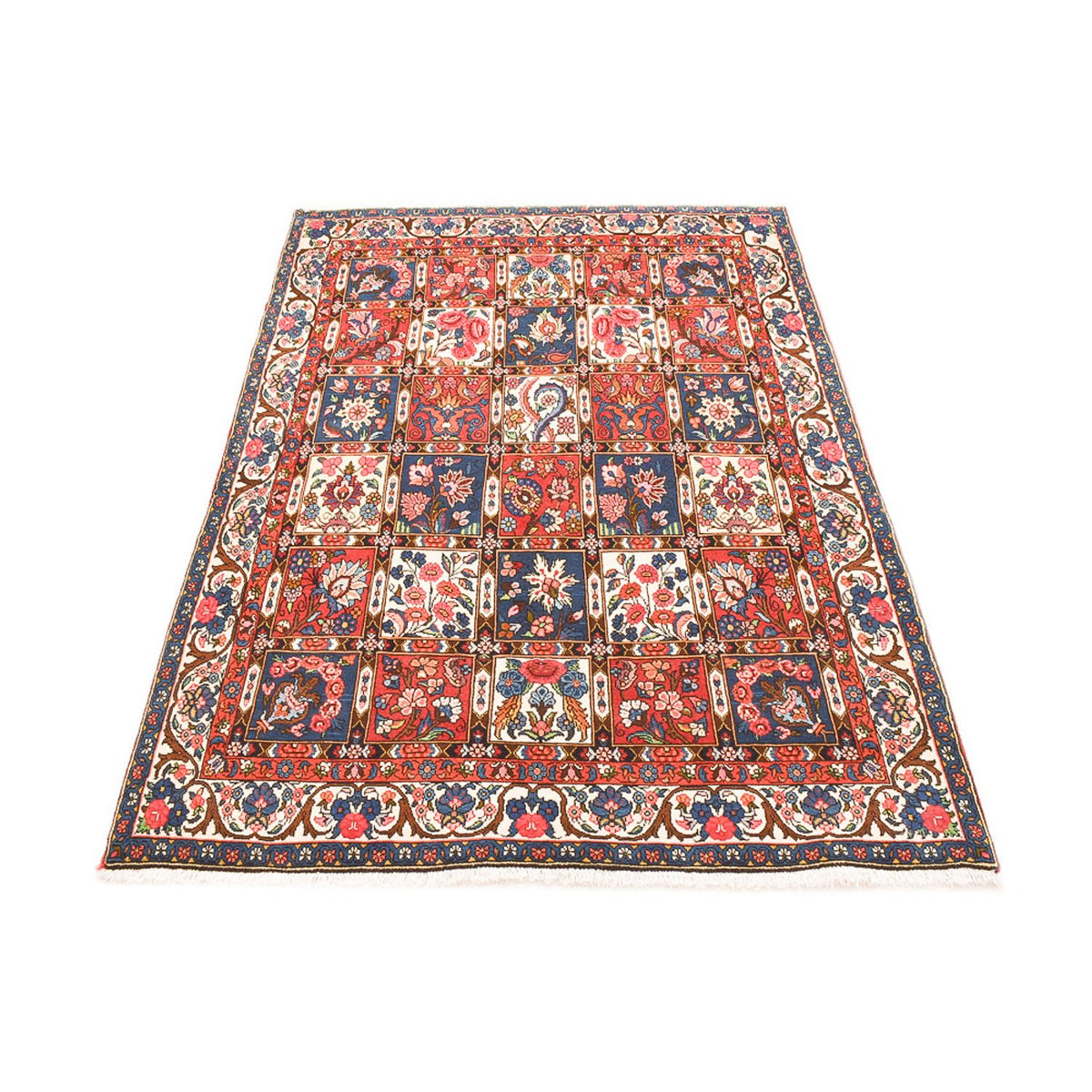 Tapis persan - Nomadic - 199 x 135 cm - multicolore