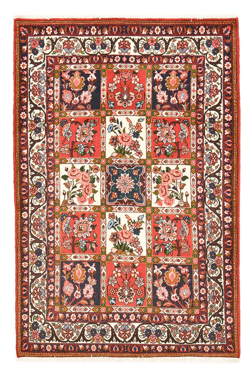 Tapis persan - Nomadic - 203 x 135 cm - multicolore