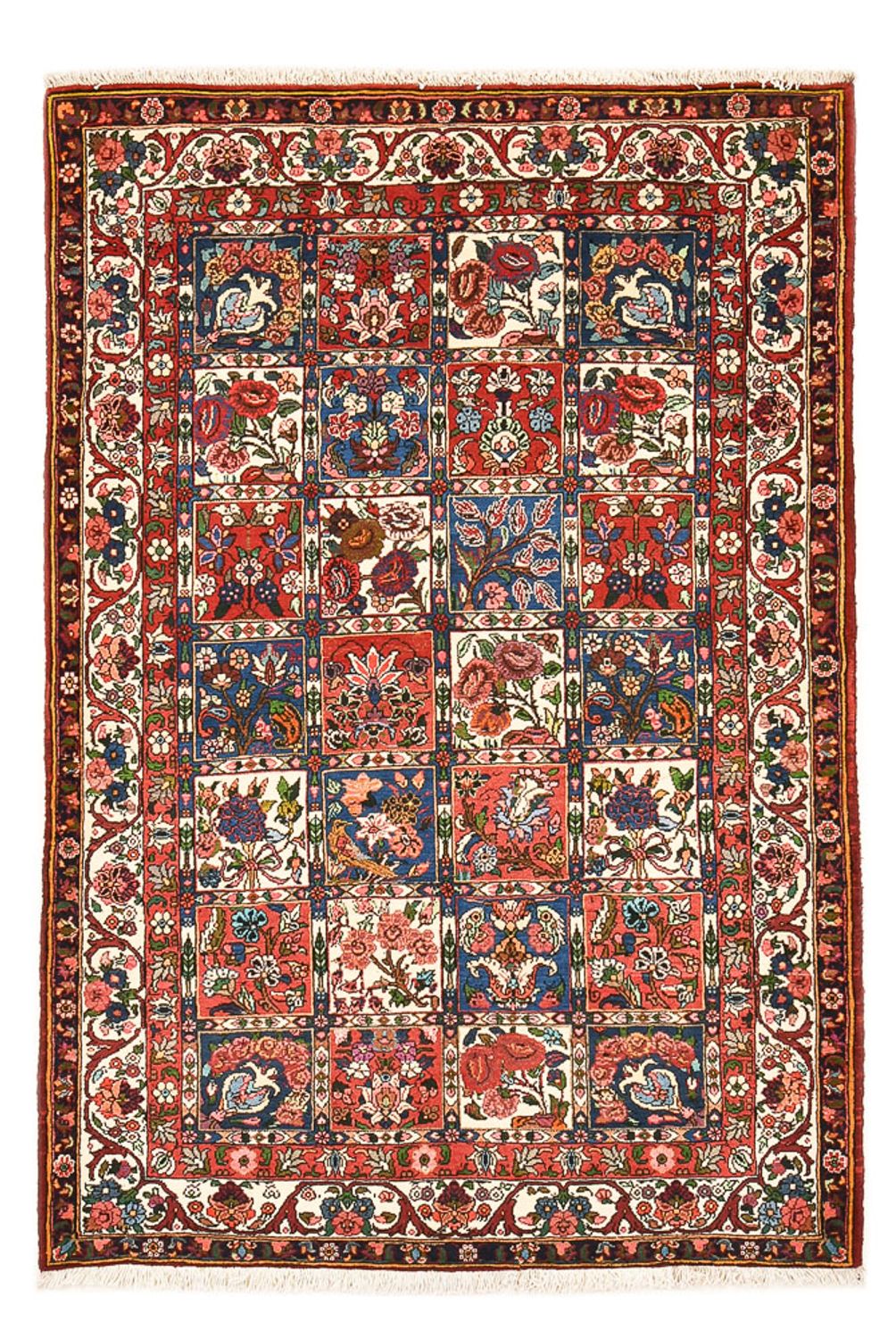 Tapis persan - Nomadic - 199 x 138 cm - multicolore
