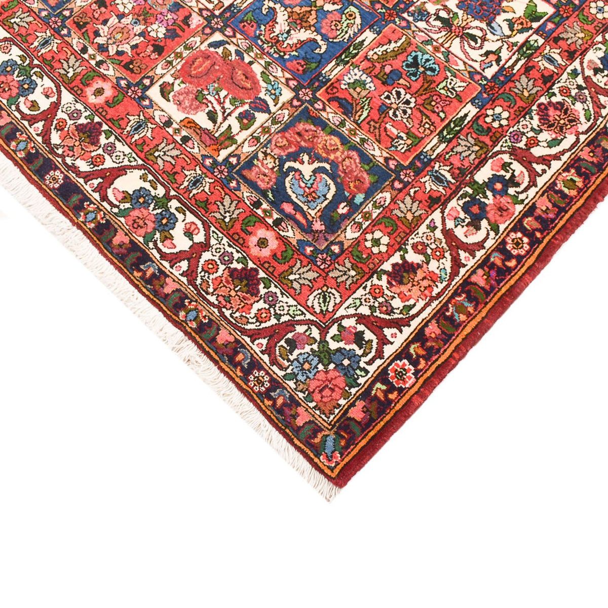 Tapis persan - Nomadic - 199 x 138 cm - multicolore
