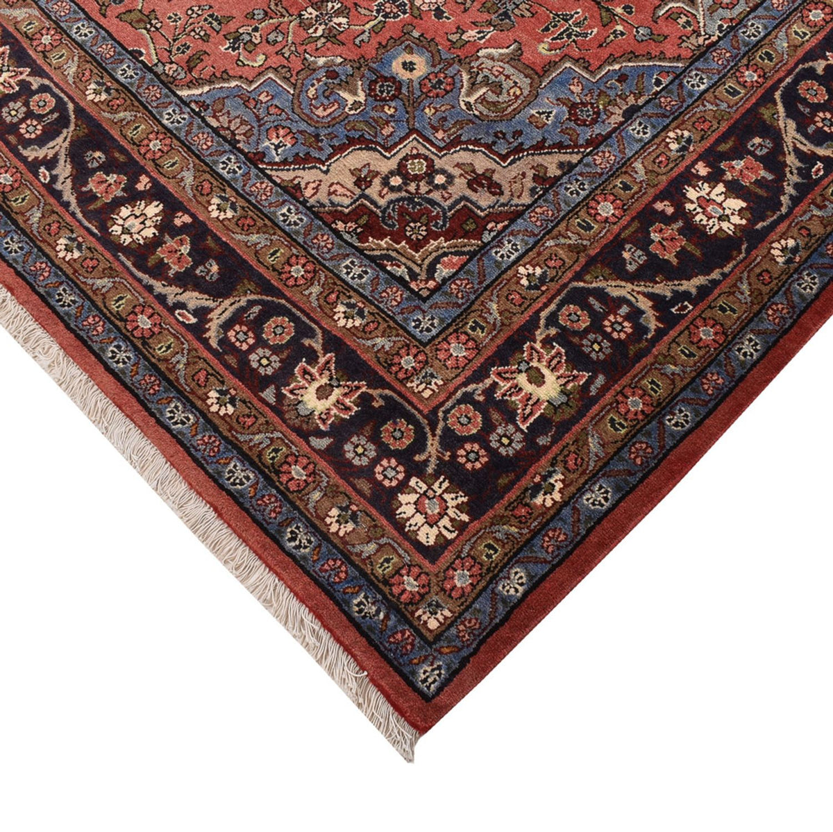 Tapis persan - Nomadic - 300 x 212 cm - rouge clair