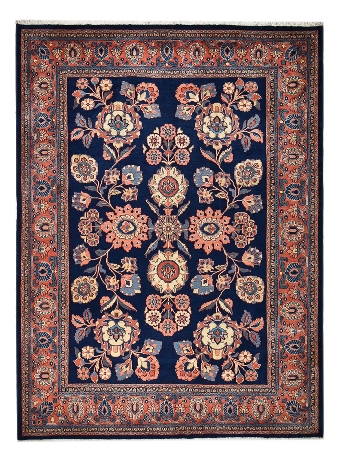 Tapis persan - Classique - 360 x 273 cm - bleu foncé