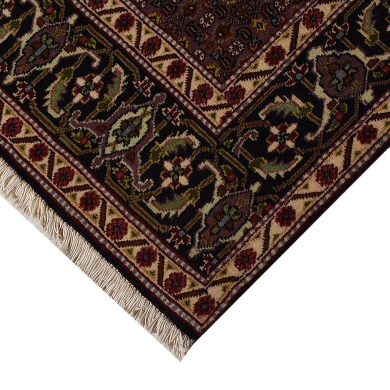 Tapis persan - Tabriz - Royal - 202 x 150 cm - marron foncé