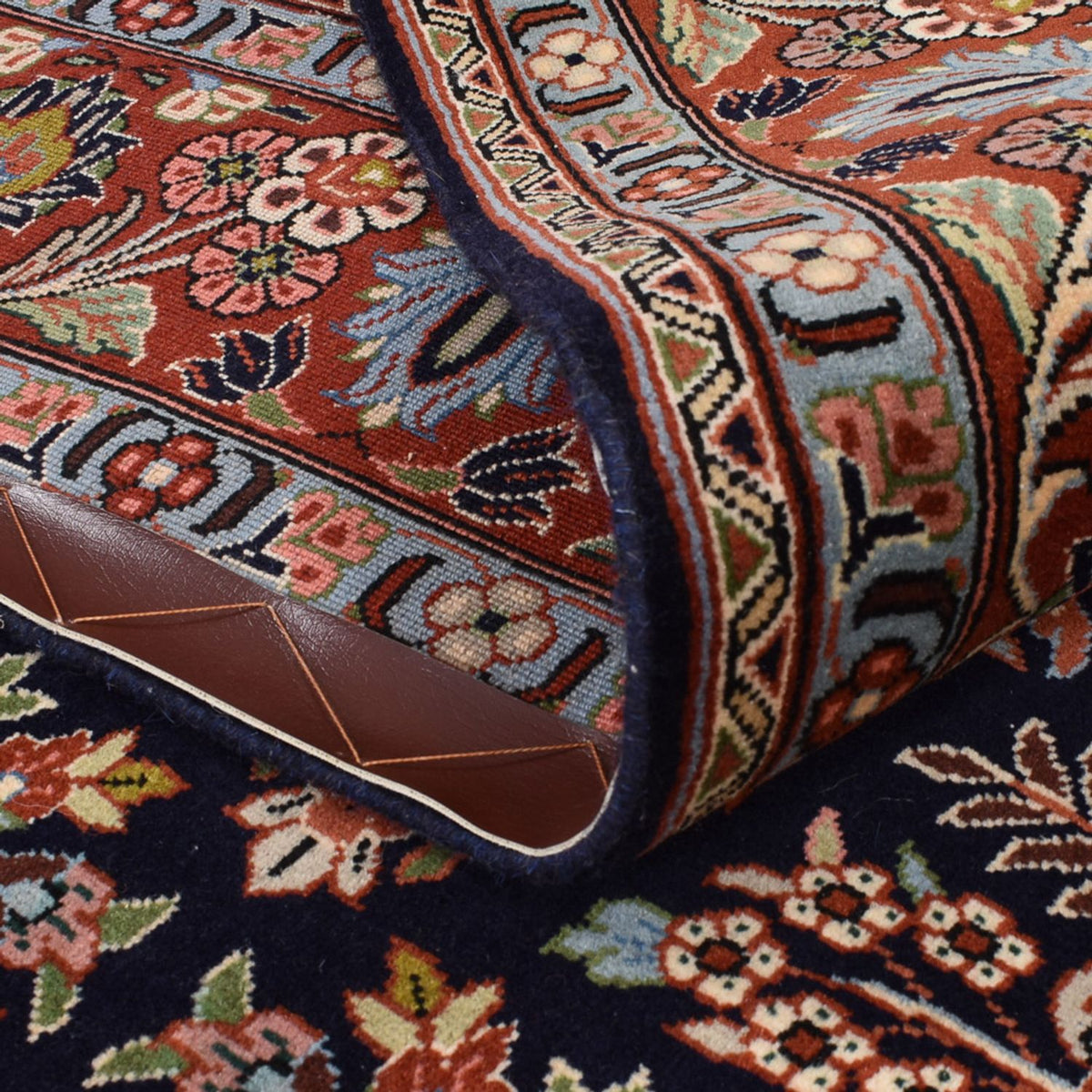 Tapis persan - Classique - 243 x 172 cm - bleu foncé