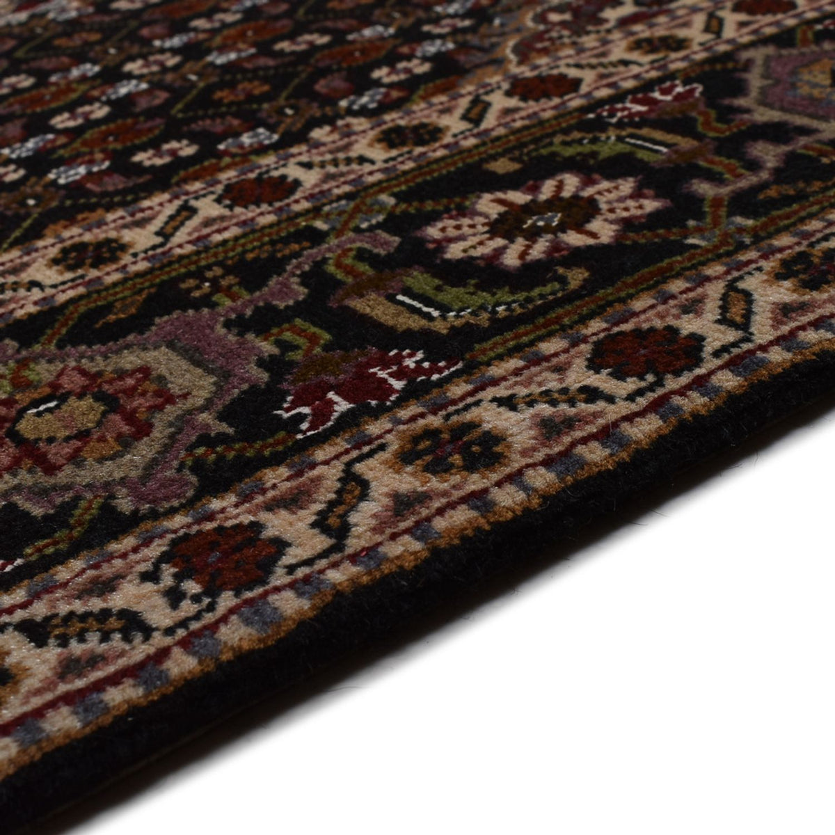 Tapis persan - Tabriz - Royal - 196 x 148 cm - marron foncé
