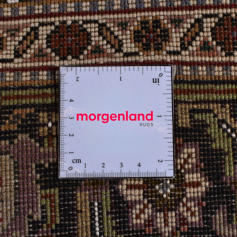 Tapis persan - Tabriz - Royal - 196 x 148 cm - marron foncé