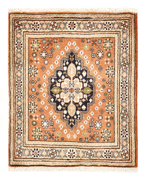 Tapis Gabbeh - Persan Kashkuli - 61 x 54 cm - rouge clair
