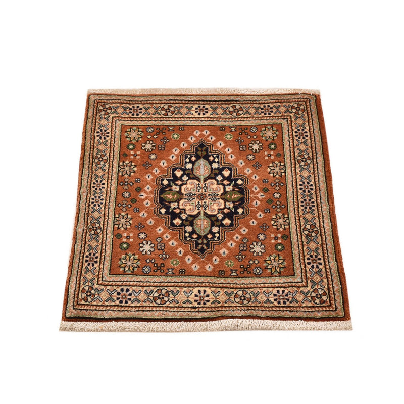Tapis Gabbeh - Persan Kashkuli - 61 x 54 cm - rouge clair