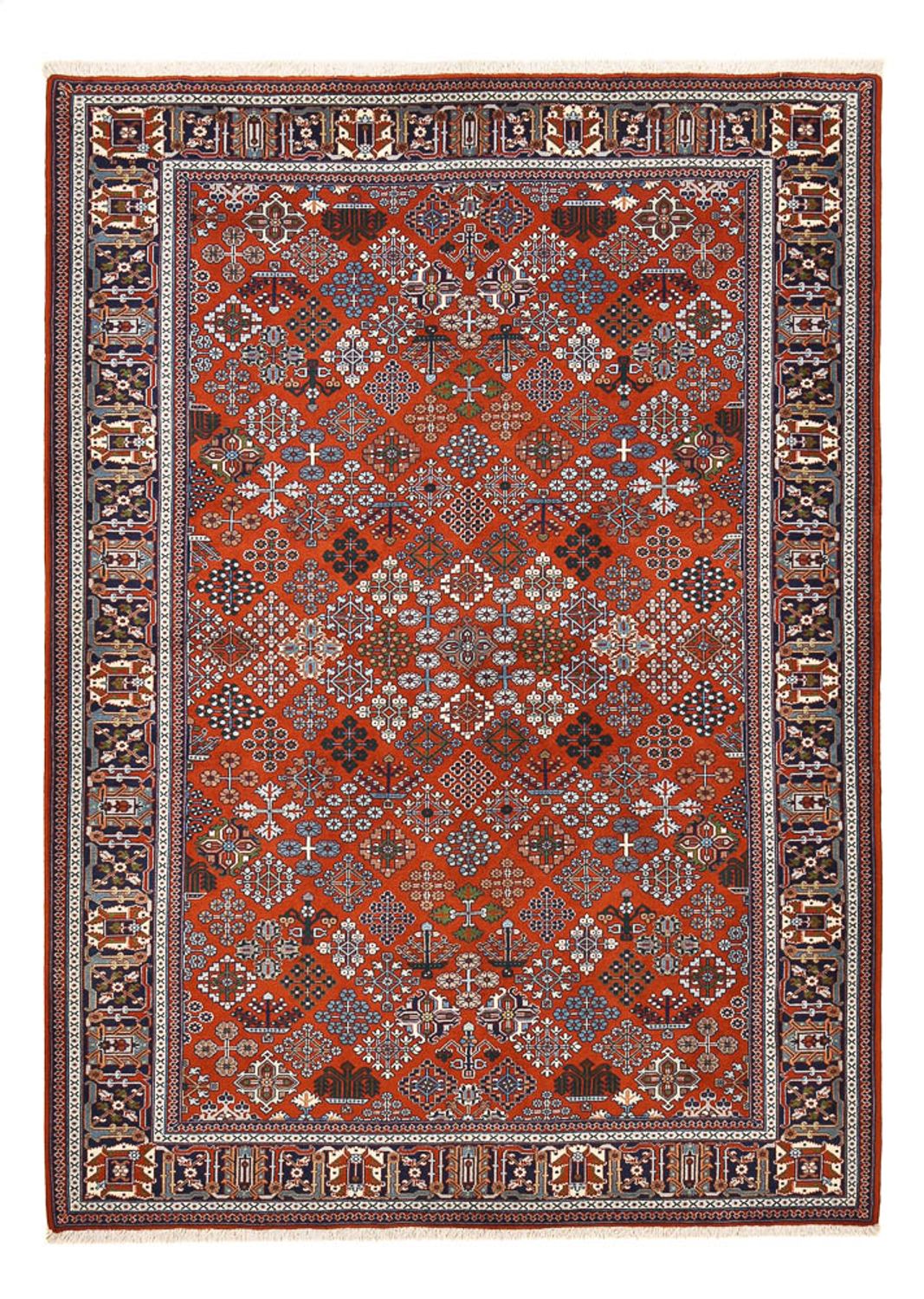 Tapis persan - Nomadic - 242 x 170 cm - rouille