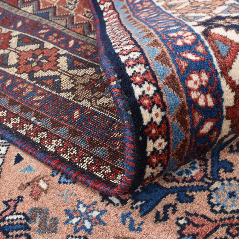 Tapis persan - Nomadic carré  - 203 x 193 cm - rouge clair