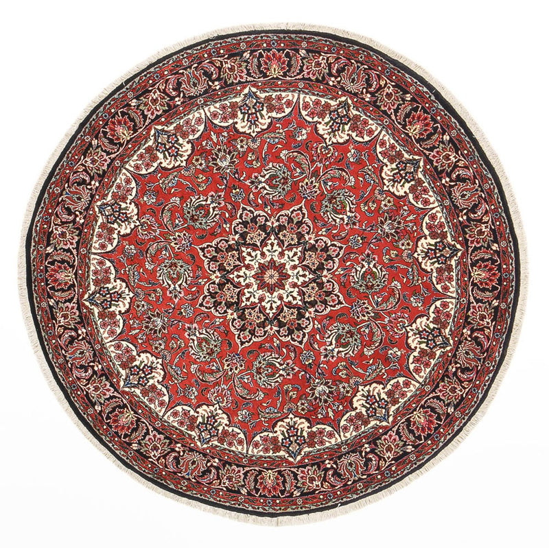 Tapis persan - Bidjar ronde  - 150 x 150 cm - rouge