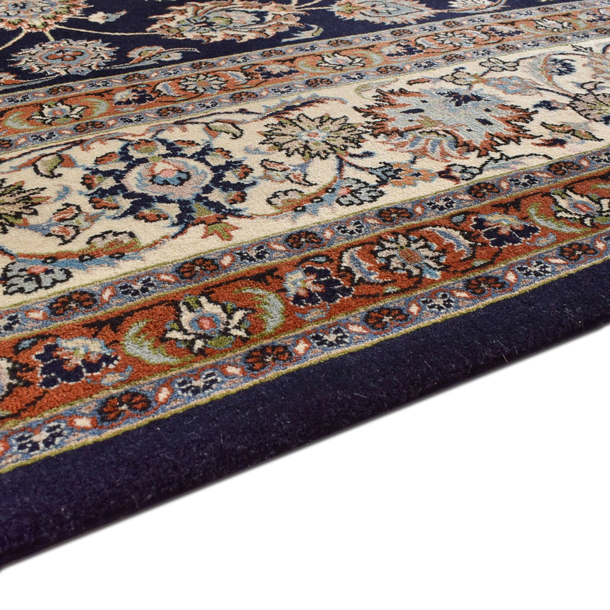 Tapis persan - Classique - Royal - 392 x 288 cm - bleu foncé