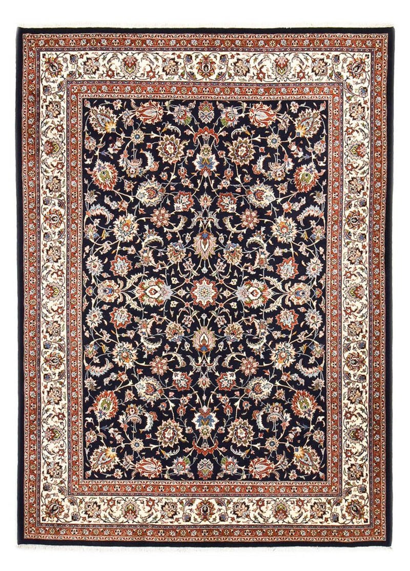 Tapis persan - Classique - Royal - 346 x 251 cm - bleu foncé