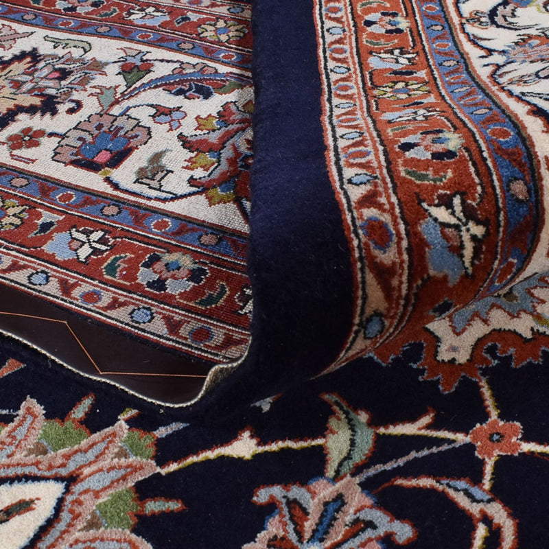 Tapis persan - Classique - Royal - 345 x 252 cm - bleu foncé