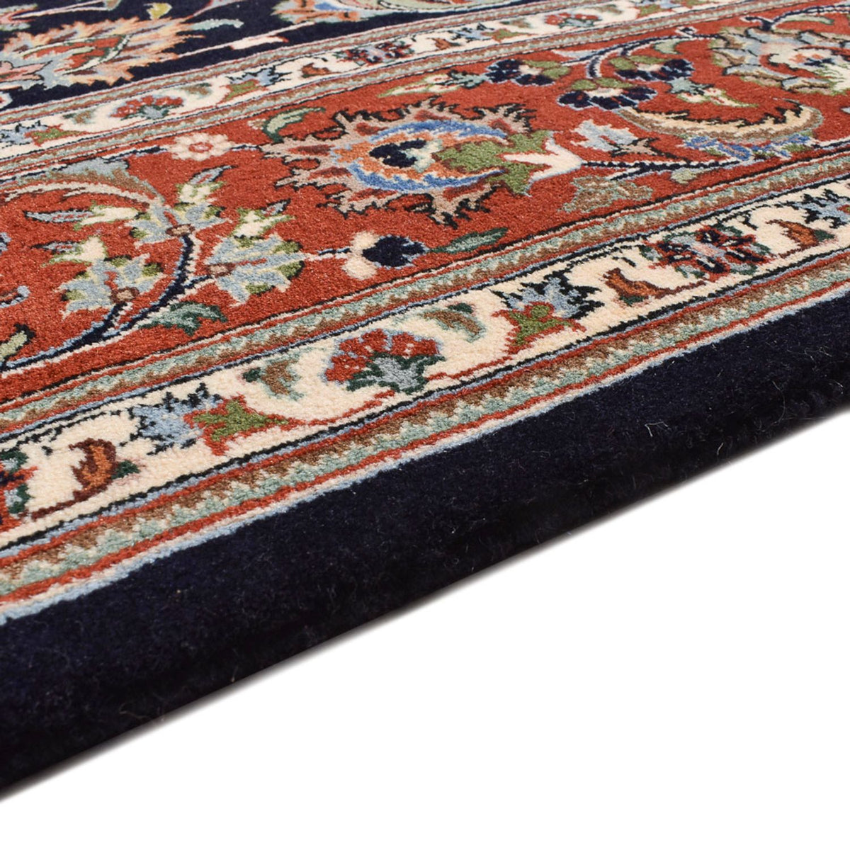 Tapis persan - Classique - 291 x 197 cm - bleu foncé