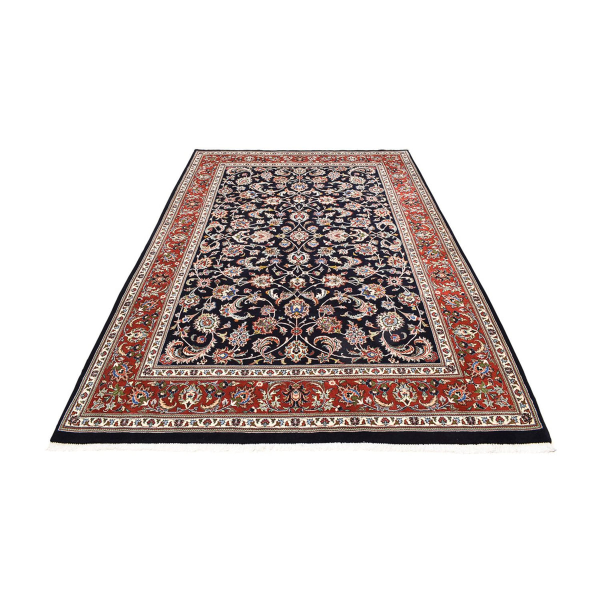 Tapis persan - Classique - 291 x 197 cm - bleu foncé