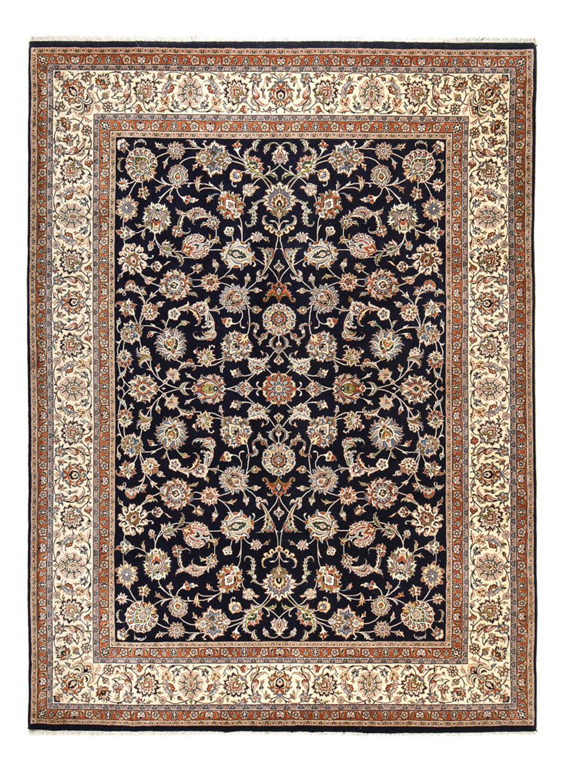 Tapis persan - Classique - Royal - 400 x 298 cm - bleu foncé