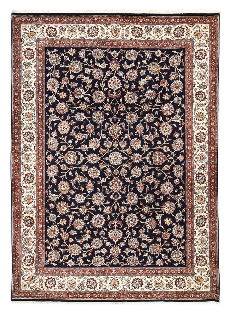 Tapis persan - Classique - Royal - 347 x 248 cm - bleu foncé