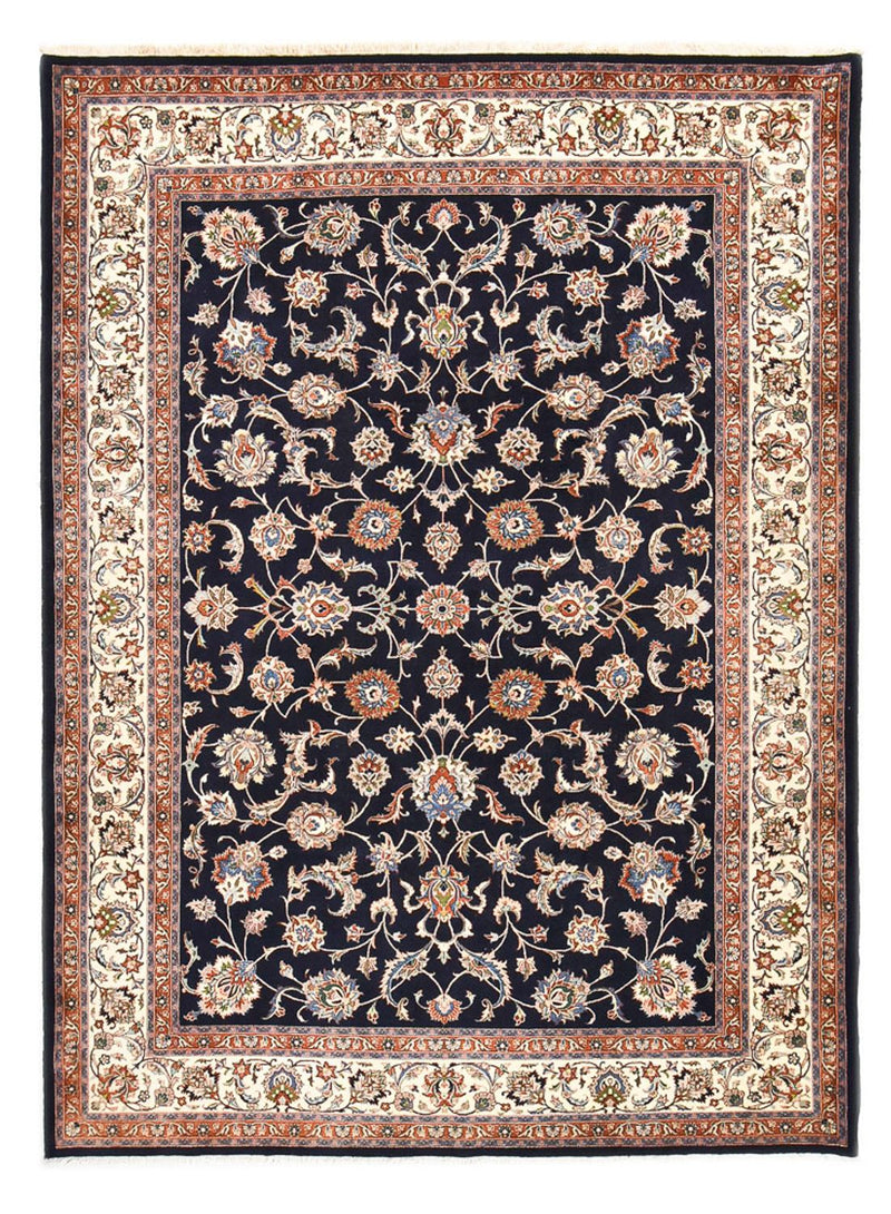 Tapis persan - Classique - Royal - 343 x 255 cm - bleu foncé
