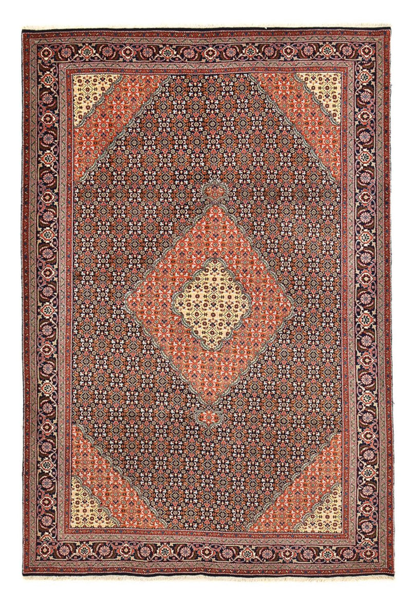 Tapis persan - Nomadic - 288 x 200 cm - rouge bordeaux