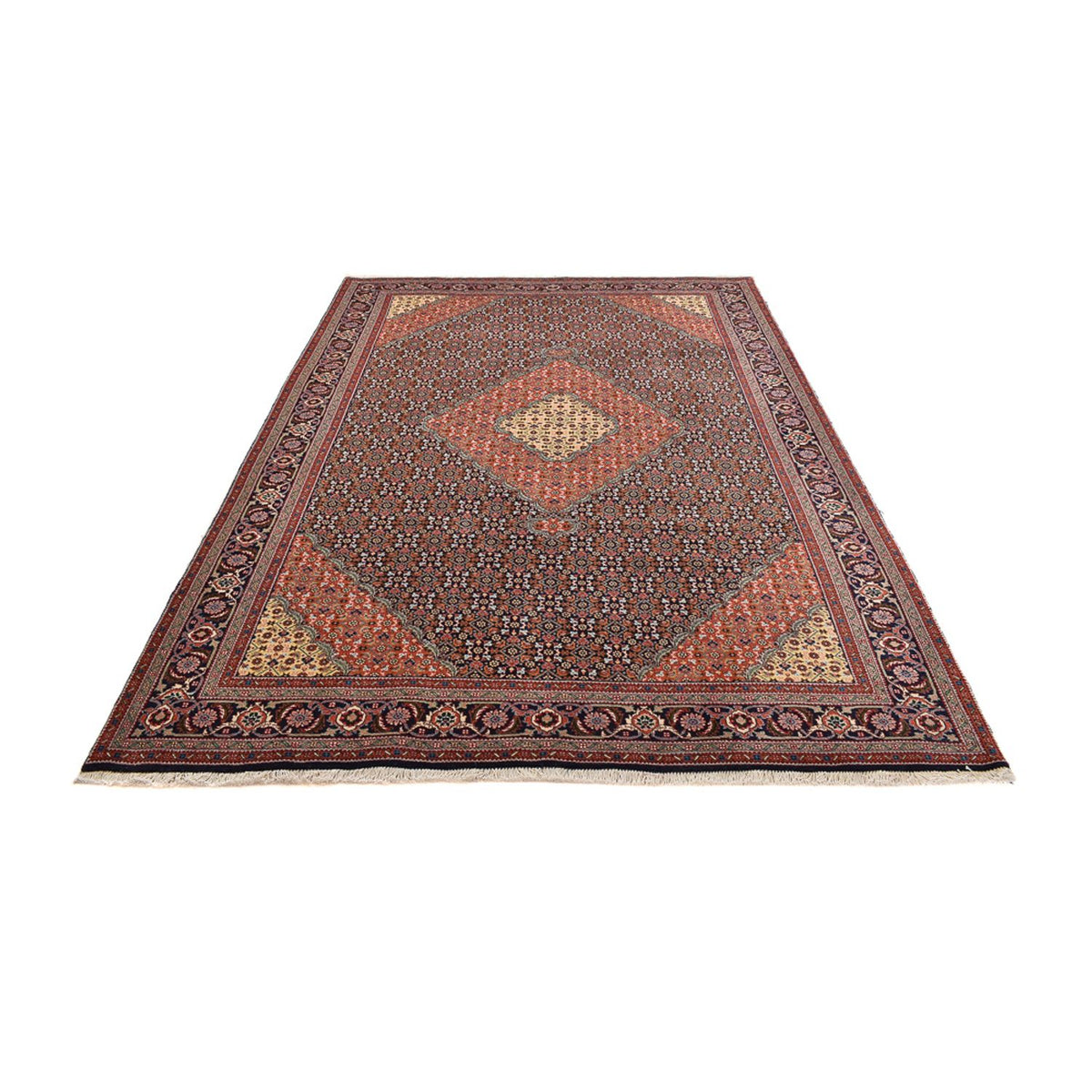 Tapis persan - Nomadic - 288 x 200 cm - rouge bordeaux