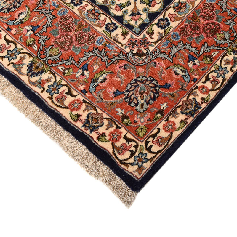 Tapis persan - Ghom - Royal - 205 x 137 cm - bleu foncé