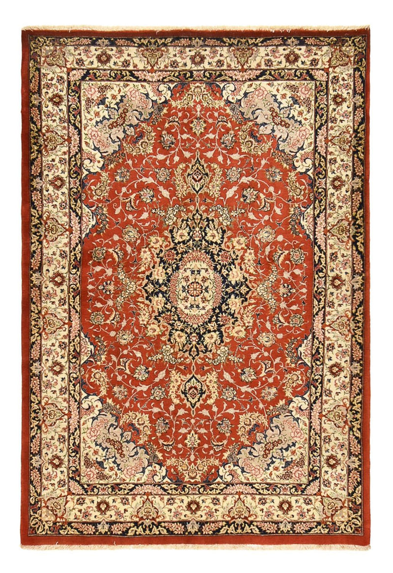 Tapis persan - Ghom - Royal - 205 x 138 cm - rouge