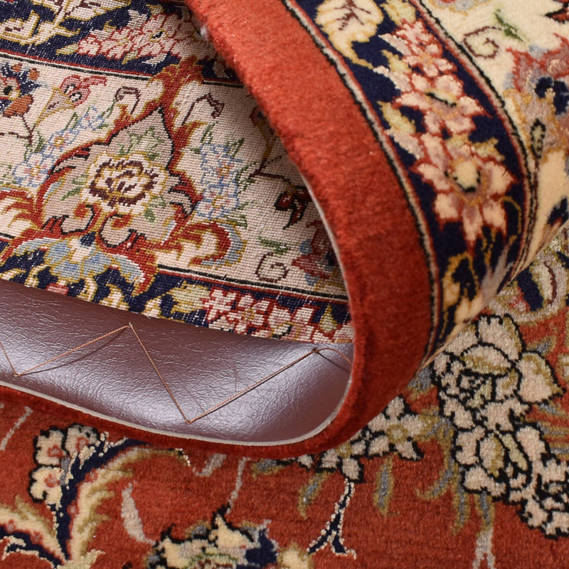 Tapis persan - Ghom - Royal - 205 x 138 cm - rouge