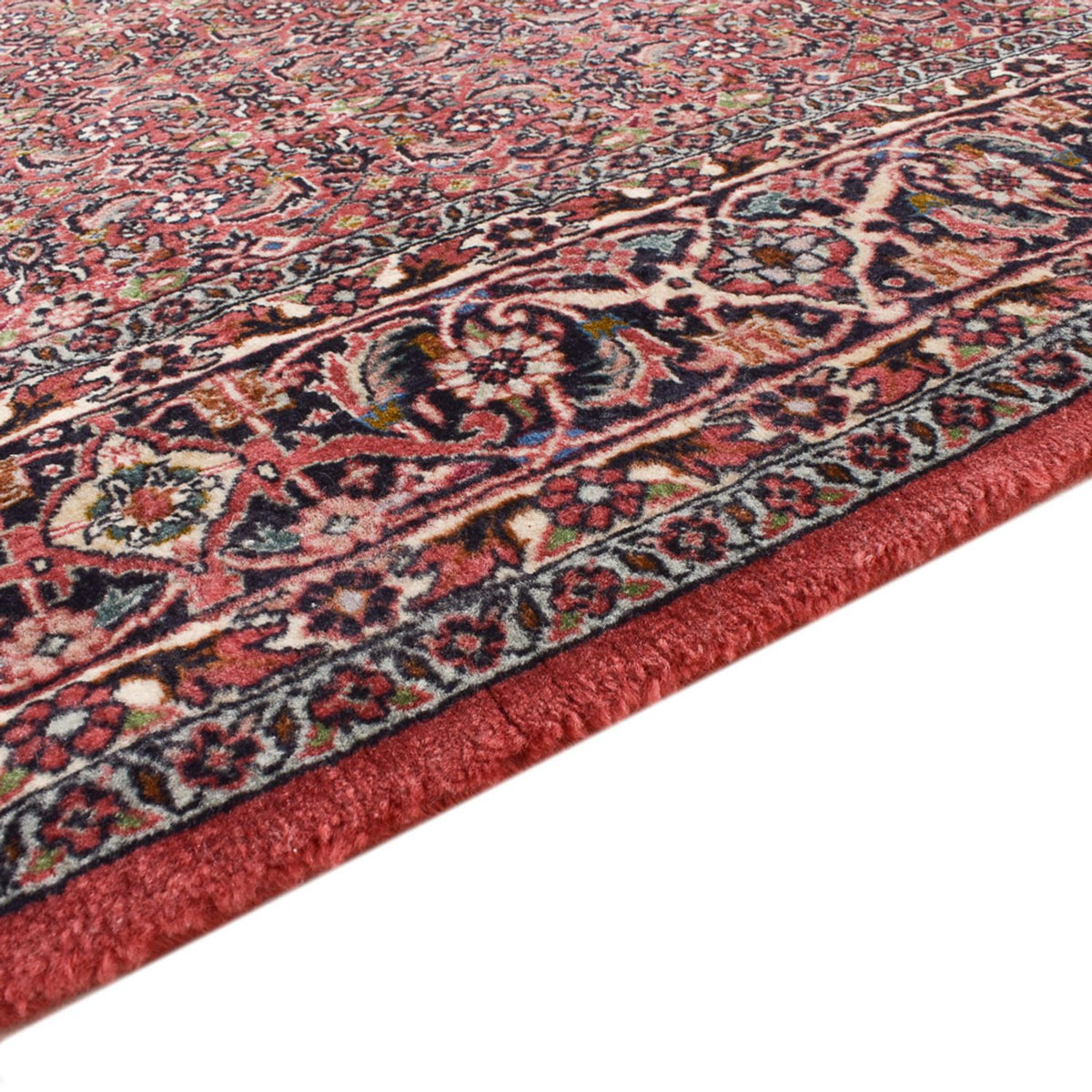 Tapis de couloir Tapis persan - Bidjar - 393 x 152 cm - rouille