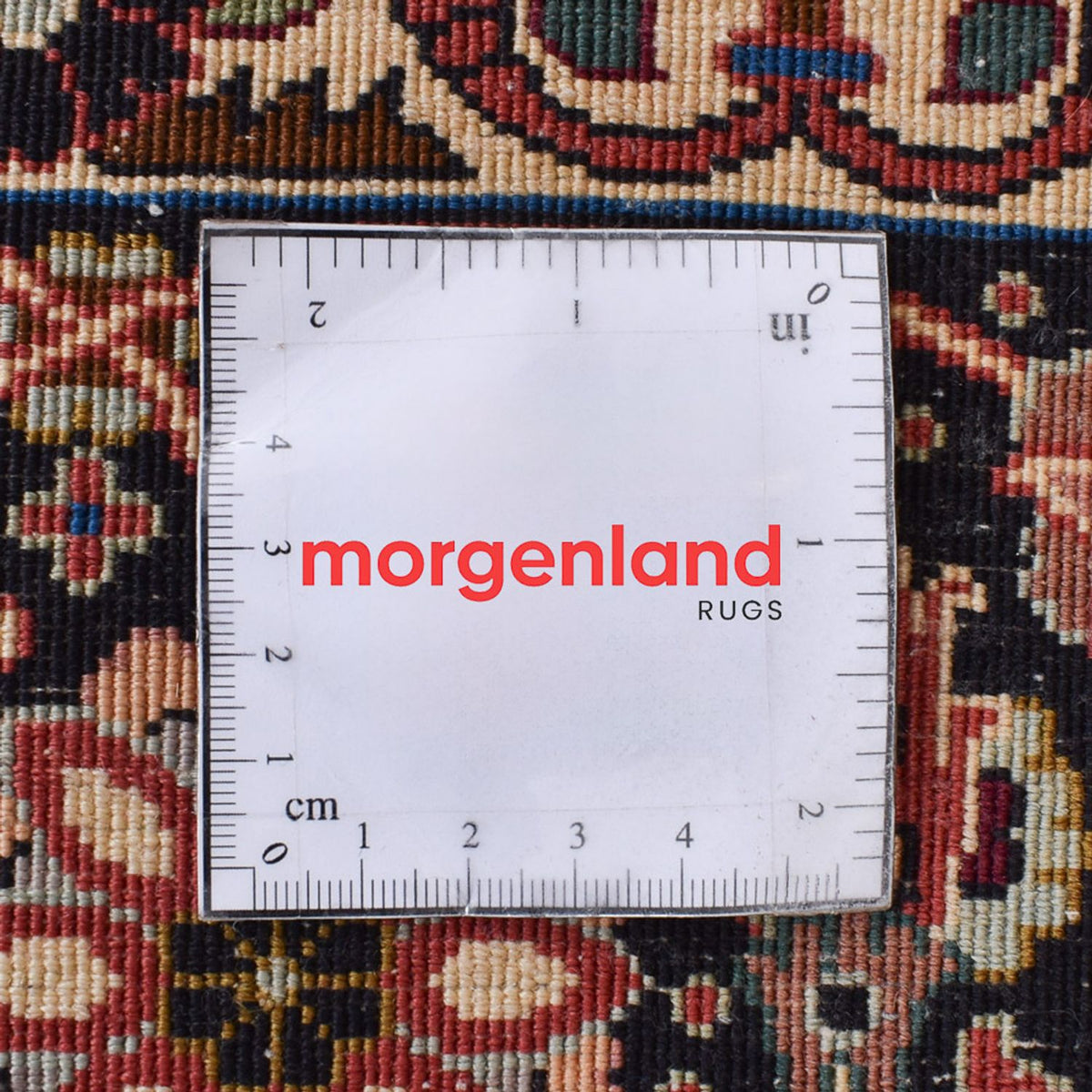 Tapis persan - Bidjar ovale - 395 x 203 cm - rouille